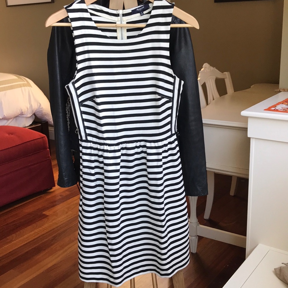 Stripe Madewell afternoon stripe dress, size S